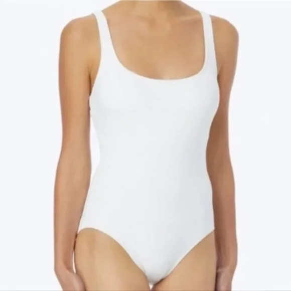 MICHAEL KORS BACK LACE UP ONE PIECE SWIMSUIT WHITE SWIMWEAR SIZE 8, 14 new!!! - Picture 10 of 16